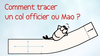 Patron Col Officier et Mao - Tuto couture facile gratuit (Eng Sub) (HD)