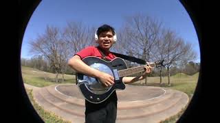 Rehearsing my song outside everyday until I'm no longer scared to sing in public (day 1)