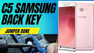 samsung C5 Back key Button Solution Jumper Ways | Samsung C5 back button not working solution