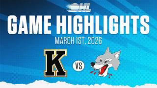 OHL Highlights: Kingston Frontenacs @ Sudbury Wolves Mar. 1, 2026