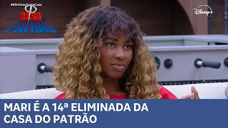 CASA DO PATRÃO: Mari é a 14ª eliminada da Casa do Patrão