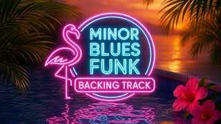 🦩 D Minor Jazz Blues Funk Groove Backing Track for Guitar – 100 BPM | Funk Jam Track | Play Along 🦩