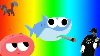 FINNY THE SHARK TRY NOT TO LAUGH 