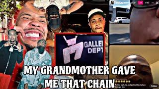 VONOFF1700 LIVE RESPONDING TO G HERBO DISSING HIM ABOUT HIS CHAIN #vonoff1700 #gherbo #chiraq #fyp
