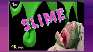 🎃1hr Dripping Halloween Slime, Video Projection!🎃