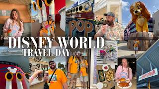 DISNEY WORLD TRAVEL DAY ✈️✨| Resort Check In, Resort Hopping, Polynesian Dinner, Pin Unboxing & More