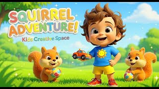 Ash & the Squirrels Adventure! 🐿️🎉 A Fun Kids Story About Sharing & Kindness | Kids Creative Space