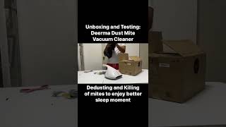 Unboxing and Testing: Deerma Dust Mite Vacuum Cleaner - Dedusting and killing of mites