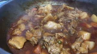 CHICKEN PORK AFRITADA FOR LUNCH | COOK BY LOTSKIE #foodie #food #foodlover #pinoyrecipe #pinoyfood 