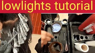 lowlights hair💢 hair color lowlights hair tutorial lowlights on black hair❤️‍🔥💥