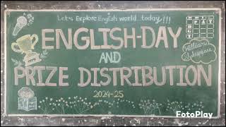 ENGLISH DAY & PRIZE DISTRIBUTION 2024-25