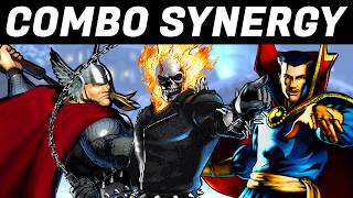 TEAM GHOST RIDER/THOR/DOCTOR STRANGE COMBOS! (UMVC3)
