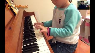 Online Piano Lesson With a Talented 5-year old Student