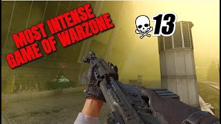 MOST INTENSE GAME OF WARZONE! Warzone Gameplay