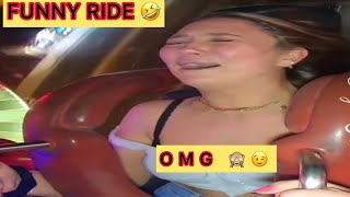 A crazy slingshot ride that will drive you crazy 🥶🔥| Best girl ride slingshot 🤩