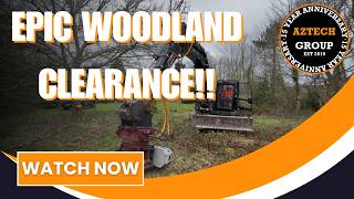 Aztech Group - Ep88: 14t Excavator & Grapple saw = clear fell beast & Arb works at 15th century pub!