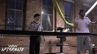 WAW Aftermath Gerry The Ref confronts Tyler Burrows