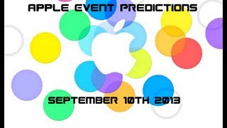 September 10th Apple Event -- Predictions
