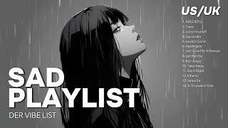🎶 Playlist Chạm Tới Trái Tim Sad Slowed Chill x Rain | Girl Voice | US-UK | Der Vibe List