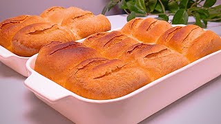 1 kg of bread in 1 hour! Eaten in 5 minutes - no time to cool! My grandfather's recipe! /ASMR