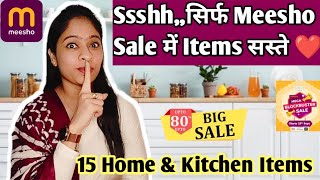 Ssshh,,सिर्फ Meesho Sale में Items सस्ते ❤️Upto 80%Off Products #MeeshoApp#meeshomegablockbustersale