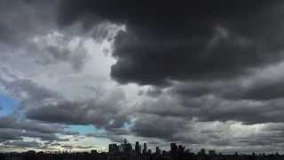 One rainy day in Los Angeles - time-lapse HD