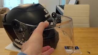 Motorcycle helmet: changing the visor fastening mechanism - DIY