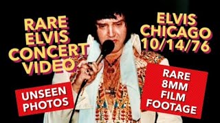 Elvis Presley 8mm Video Chicago October 1976 + UNSEEN Elvis CONCERT Photos 1956 1975 + MYSTERY SONG