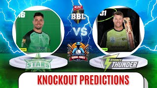 **🔥 Knockout: Melbourne Stars vs Sydney Thunder – BBL 2024-25 | Expert Predictions & Dream11 Tips 🏏