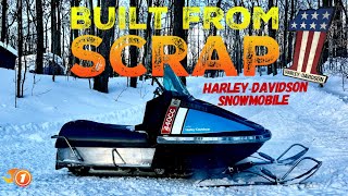Restoring a vintage snowmobile - 1974 Harley Davidson 440 - Start to Finish