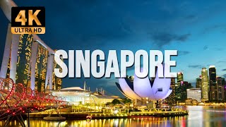 Singapore 4k Video -  Relaxing Music -  Meditation Sound