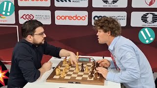 Magnus Carlsen vs MVL - Genius Level Chess | FIDE World Rapid 2025