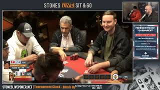 Single Table Sit & Go $550 buy in with Chris Glasgow & Tom Walch 1-26-19