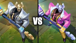 Prestige Money Miser Mordekaiser vs Vivid Prestige Chroma Skins Comparison (League of Legends)