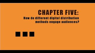 How do different digital distribution methods engage audiences?