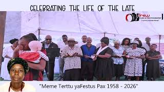 Celebrating the life of Mk. Terttu Pax (1958–2026) 🕊️