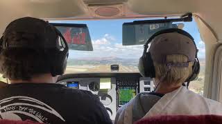 Nate landing at San Martin airport in gusty winds  June 8, 2020