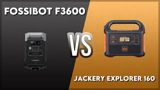 Fossibot F3600 vs Jackery Explorer 160 Technical Comparison