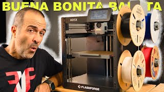 This 3D printer has surprised me | Flashforge AD5X Test and Review in Spanish
