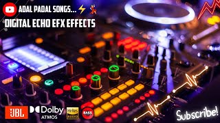 Malliga Mottu 💃🏻Echo🌀 Bass Boost Effect⚡Adal Padal Songs🎧 Use Speakers 🔊