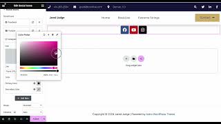 How to Add Social Media Links to Your WordPress Website Using Elementor