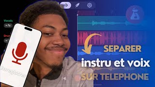 séparer avec facilité voix et instrument sur (BANDLAB)depuis votre téléphone