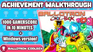 Ballotron CoolBox Achievement Guide - 1000 Gamerscore In 10 Minutes!