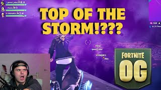 I got on top of the Fortnite storm???