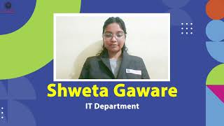 Shweta Gaware’s Placement Success | Artificial Intelligence @ SITRC |  #sandipfoundation