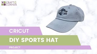How to Make a Custom DIY Volleyball Sport Hat // Cricut Hat Press Project for Beginners