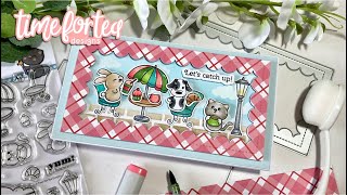 New Crafting Live with Time for Tea Designs - Card making tutorial