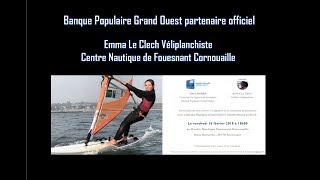 Emma Le Clech véliplanchiste du CNFC - Pole Espoir voile Brest