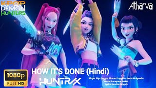 How It's Done HUNTR/X Fight Scene in 1080p 60 FPS - KPop Demon Hunters (HINDI MUSIC VIDEO)