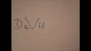 Drawn Name Animation by David